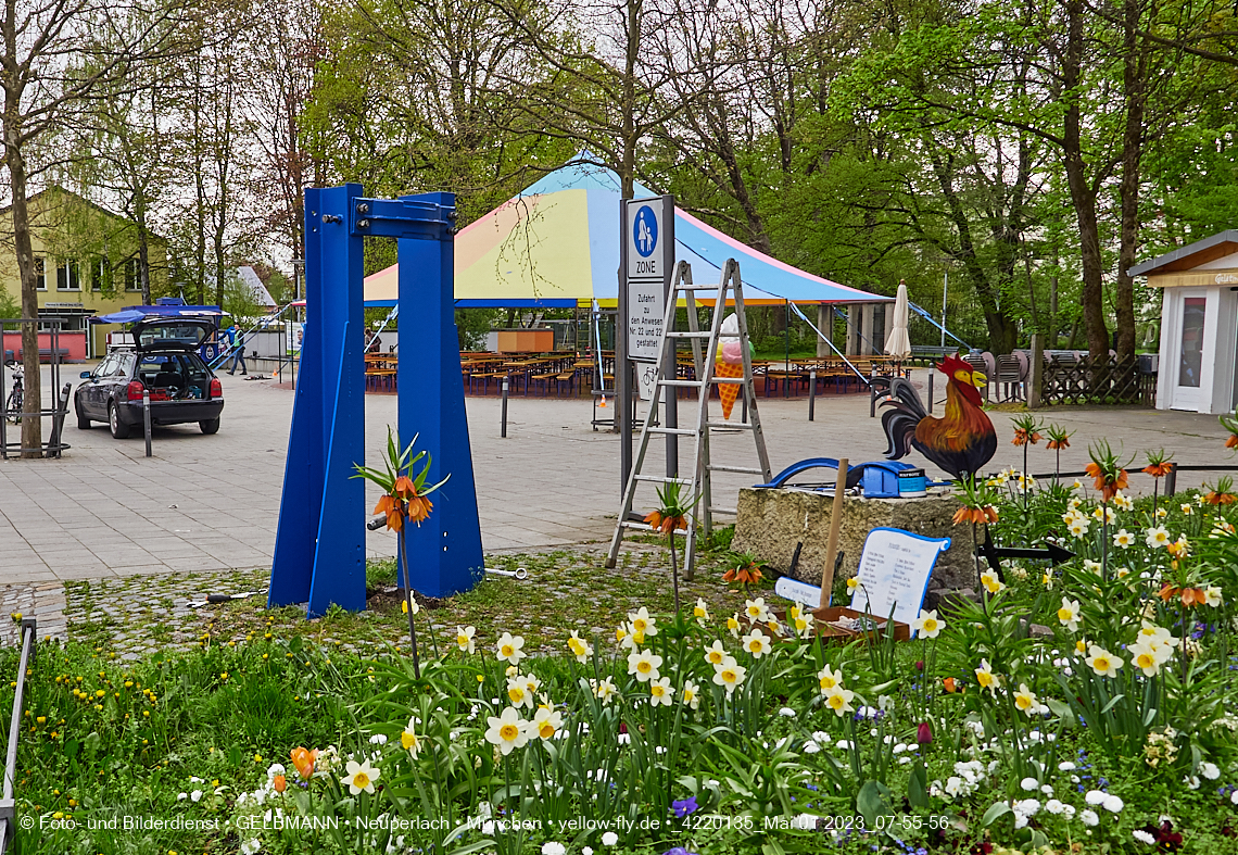 01.05.2023 - Maibaumaufstellung in Berg am Laim